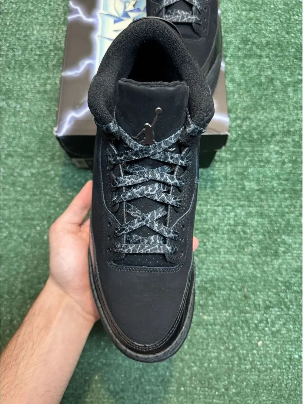 Jordan Retro 3 Black Cat Size 10